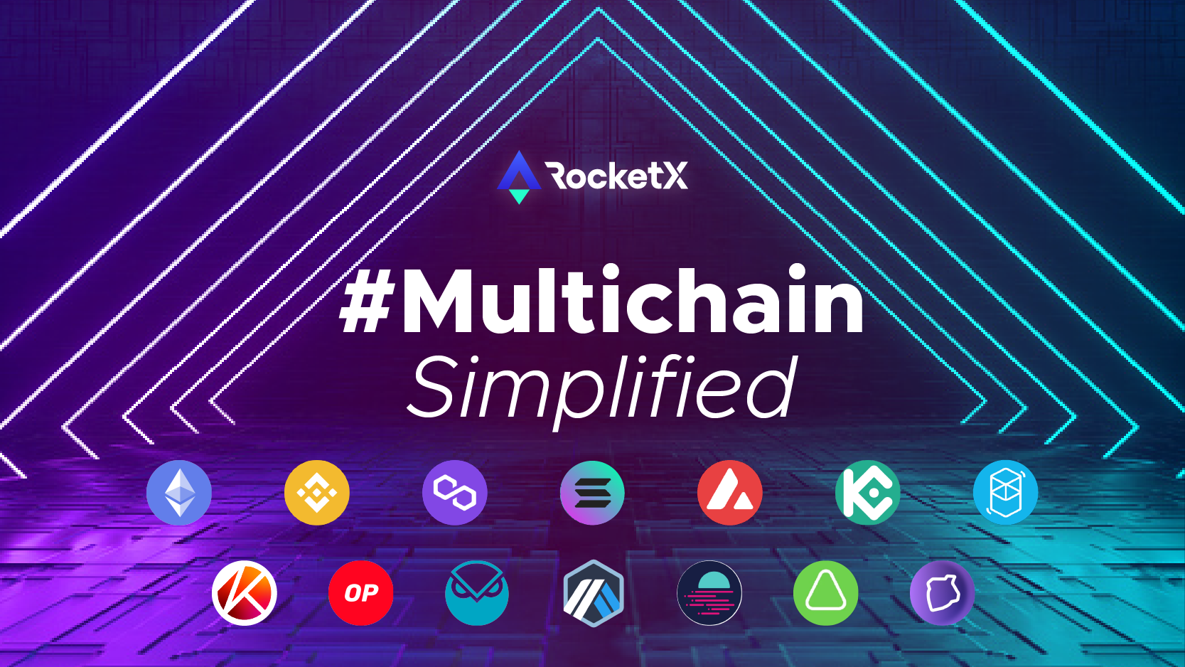 Multi chain trading with RocketX Exchange