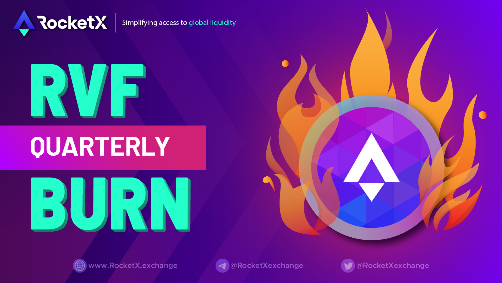 RVF token burn RVF deflationary tokenomics and RVF token burn details