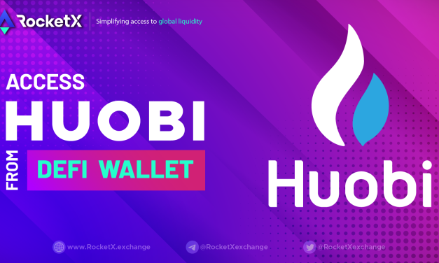 Huobi Goes LIVE on RocketX | Crypto Traders Can Access Huobi Via DeFi Wallets