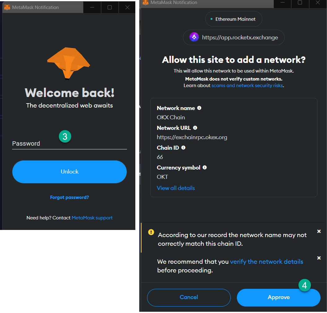 How to Add OKC (OKX Chain) to Metamask?