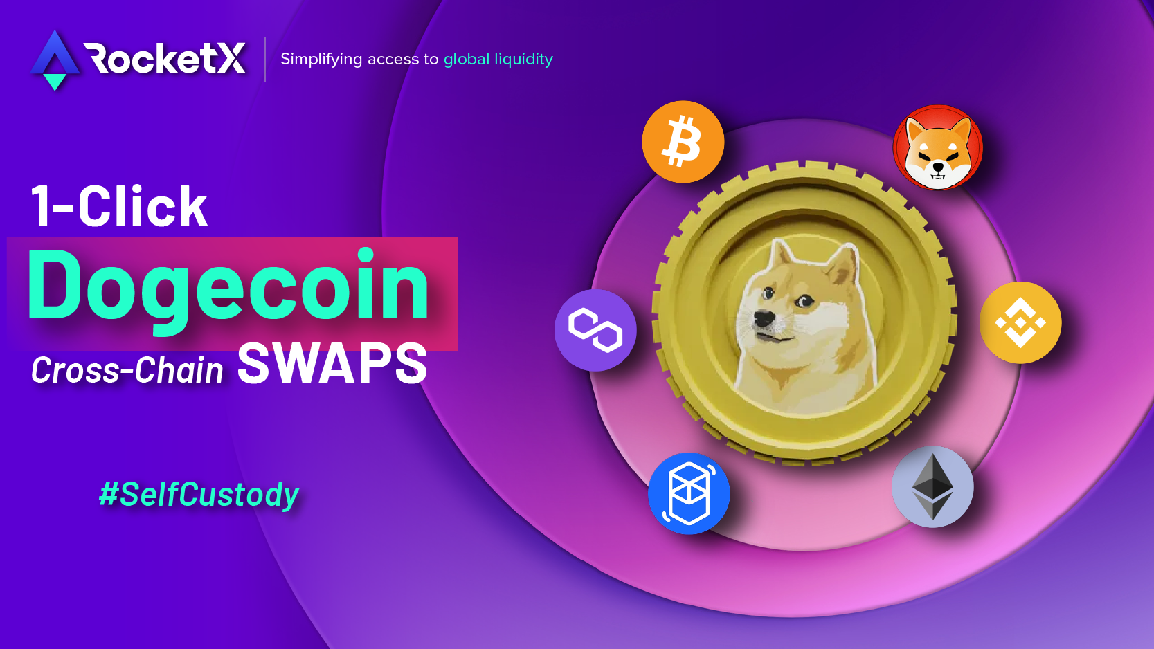 Cross-chain swap Doge to Bitcoin in 1 click