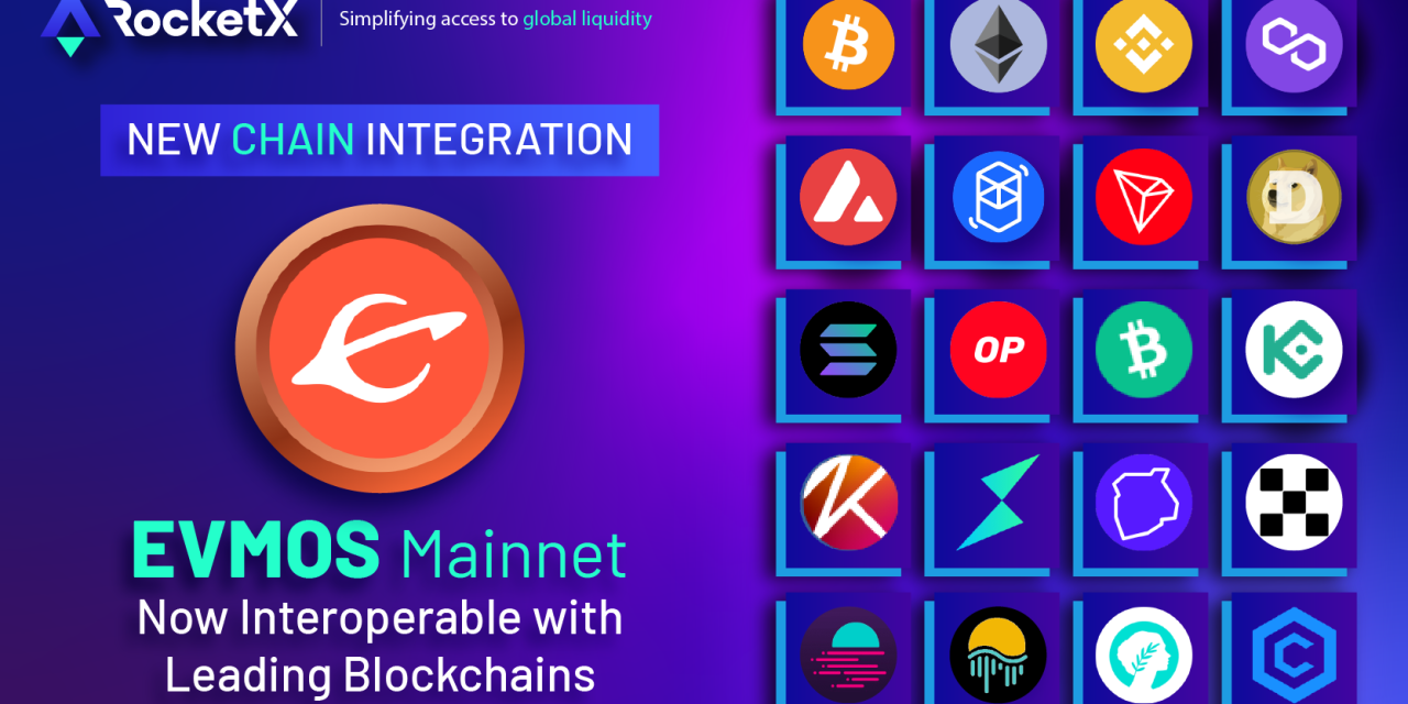 <strong>RocketX Unveils Game-Changing 1-Click Interoperability on EVMOS Mainnet</strong>