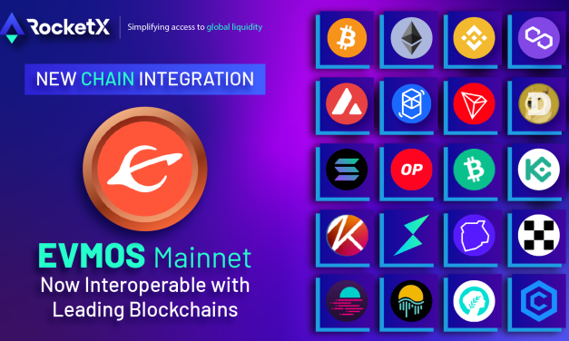 <strong>RocketX Unveils Game-Changing 1-Click Interoperability on EVMOS Mainnet</strong>