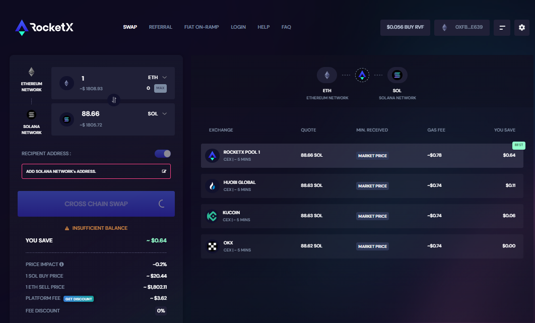 eth to sol conversion steps