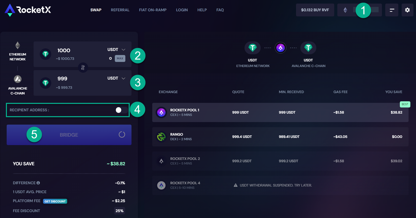 Easy Tutorial for ETH To AVAX Bridge