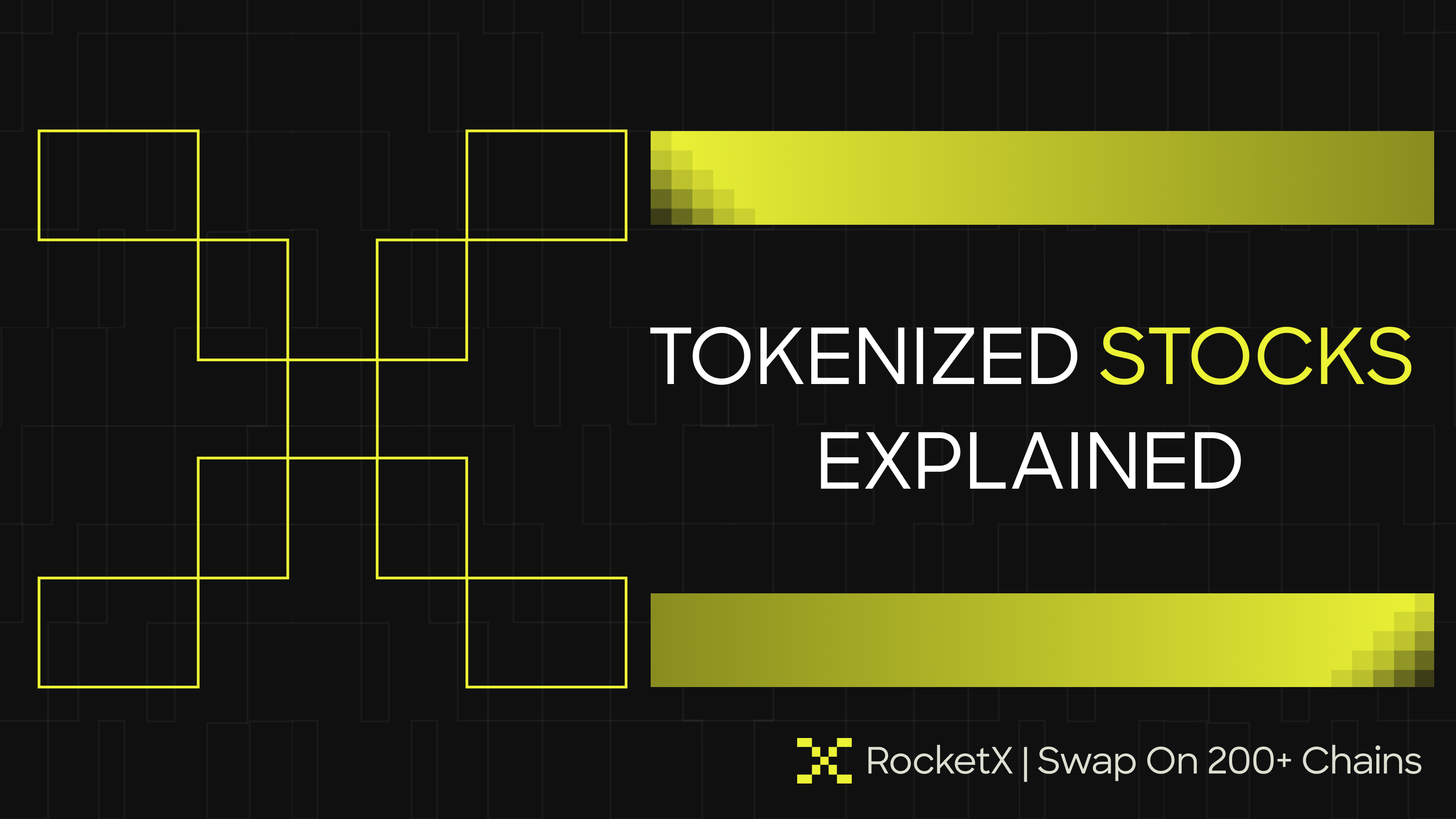 Featured image for a guide explaining tokenized stocks, their benefits, risks, and the future of blockchain based investing.